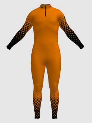 Podiumwear Unisex Silver Two-Piece Race Suit