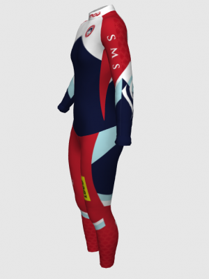 Podiumwear Women's Silver One-Piece Race Suit