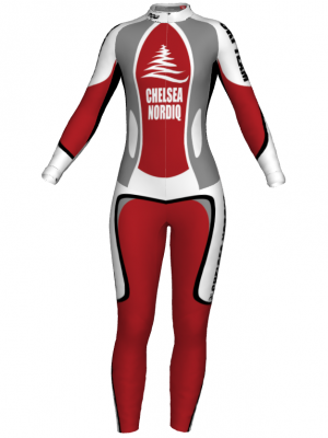 Podiumwear Women's Silver One-Piece Race Suit