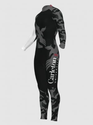 Podiumwear Unisex Silver One-Piece Race Suit