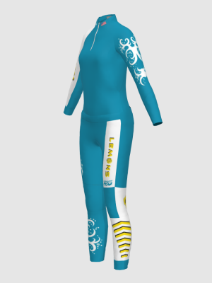 Podiumwear New Women's Gold Two-Piece Race Suit
