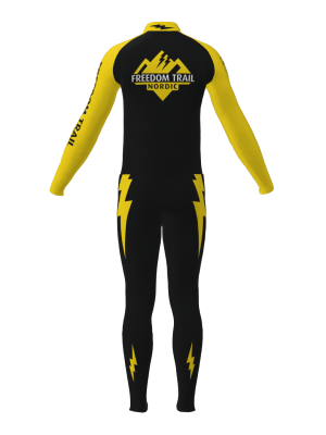 Podiumwear New Unisex Gold Two-Piece Race Suit