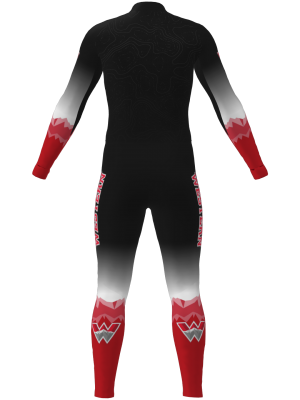 Podiumwear Unisex Silver One-Piece Race Suit