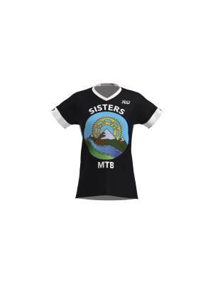 Podiumwear Women's Silver Short Sleeve MTB Jersey