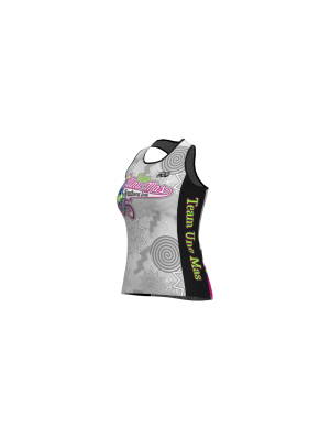 Podiumwear Women's Silver Bike Tank