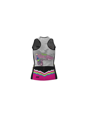 Podiumwear Women's Silver Bike Tank