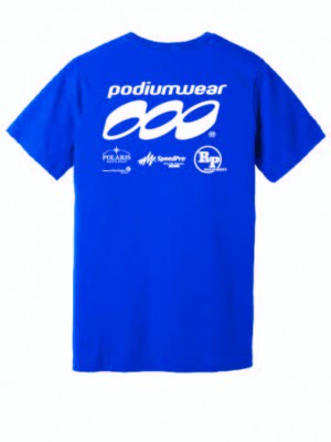 Podiumwear Men's 100% Poly Performance T-Shirt with Print