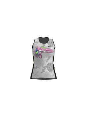 Podiumwear Women's Silver Bike Tank