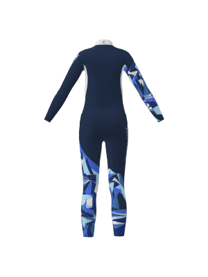 Podiumwear Women's Gold Two-Piece Race Suit