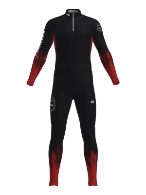 Podiumwear Unisex Silver Two-Piece Race Suit