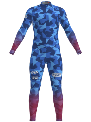 Podiumwear Unisex Gold One-Piece Race Suit