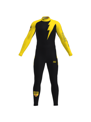 Podiumwear Unisex Gold One-Piece Race Suit