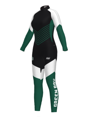 Podiumwear Women's Gold One-Piece Race Suit