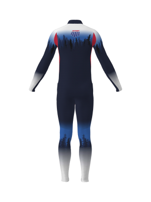 Podiumwear Unisex Gold Two-Piece Race Suit