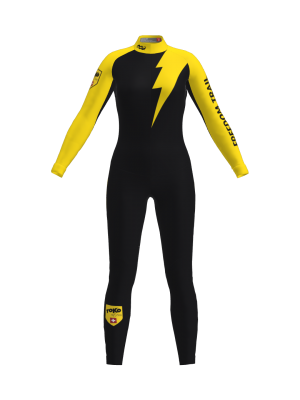 Podiumwear Women's Gold One-Piece Race Suit