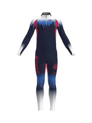 Podiumwear Unisex Gold Two-Piece Race Suit