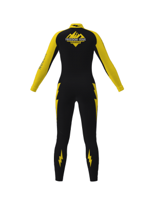 Podiumwear Women's Gold One-Piece Race Suit