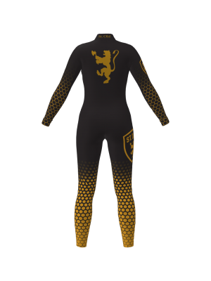 Podiumwear Women's Gold One-Piece Race Suit