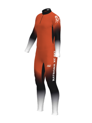 Podiumwear Unisex Silver Two-Piece Race Suit