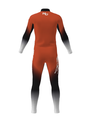 Podiumwear Unisex Silver Two-Piece Race Suit