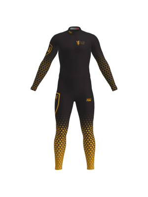 Podiumwear Unisex Gold One-Piece Race Suit