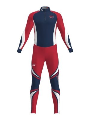 Podiumwear Unisex Silver Two-Piece Race Suit