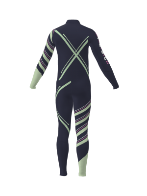 Podiumwear Unisex Gold Two-Piece Race Suit