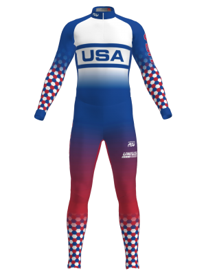 Podiumwear Unisex Silver Two-Piece Race Suit