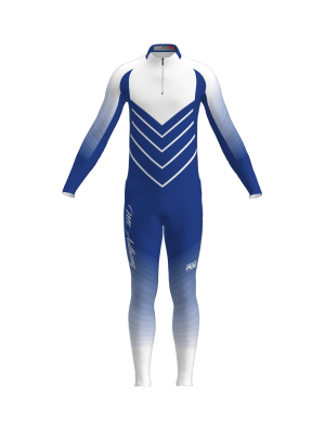 Podiumwear Unisex Gold Two-Piece Race Suit