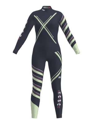 Podiumwear Women's Gold One-Piece Race Suit