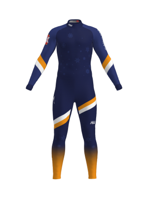 Podiumwear Unisex Gold One-Piece Race Suit