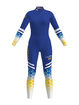 Podiumwear Women's Gold One-Piece Race Suit