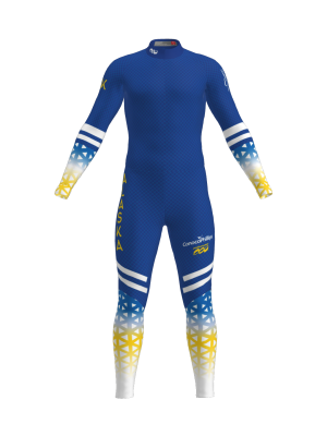 Podiumwear Unisex Gold One-Piece Race Suit