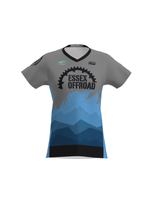 Podiumwear Women's Silver Short Sleeve MTB Jersey