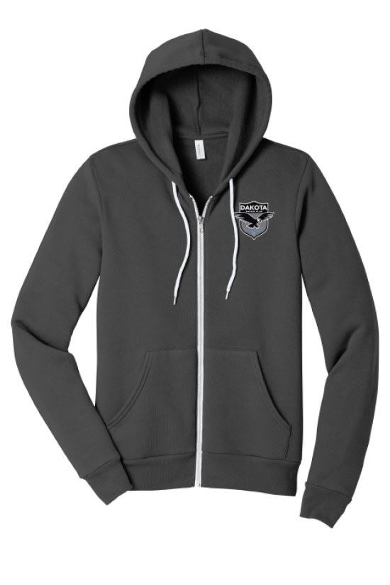 Podiumwear Unisex Sponge-Fleece Full-Zip Hoodie with Print Gallery