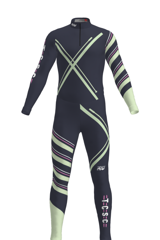 Podiumwear Unisex Silver Two-Piece Race Suit Gallery