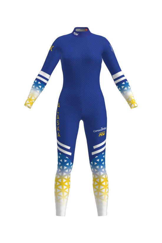 Podiumwear Women's Gold One-Piece Race Suit Gallery