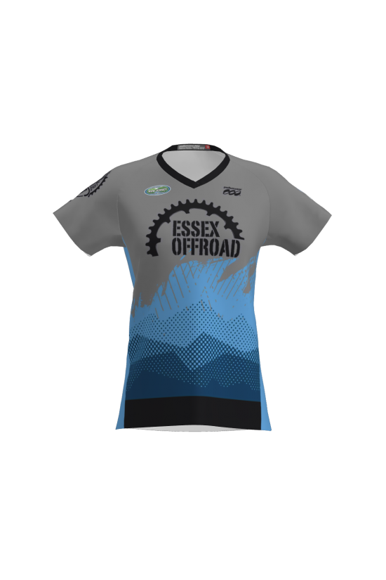 Podiumwear Women's Silver Short Sleeve MTB Jersey Gallery