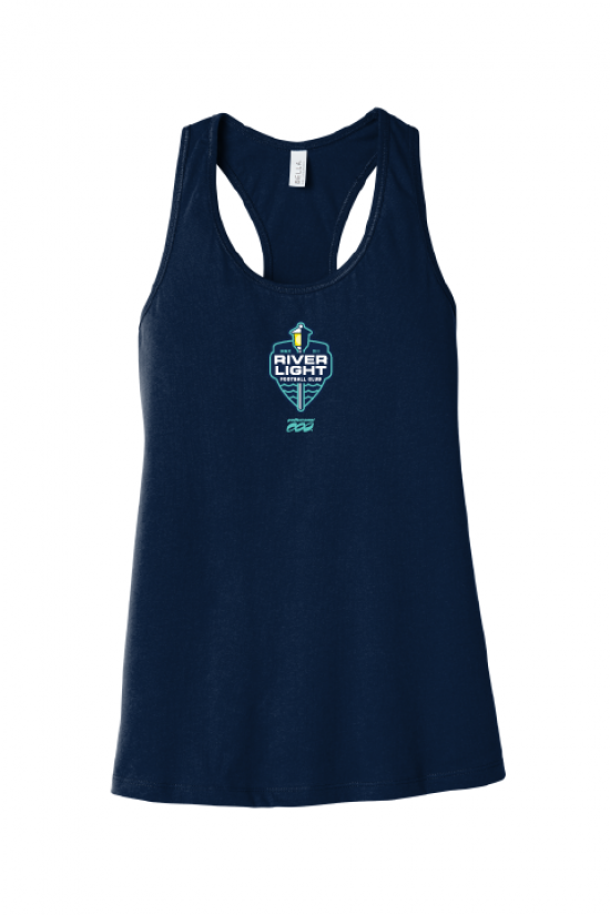 Podiumwear Women's Cotton Racerback Tank with Print Gallery